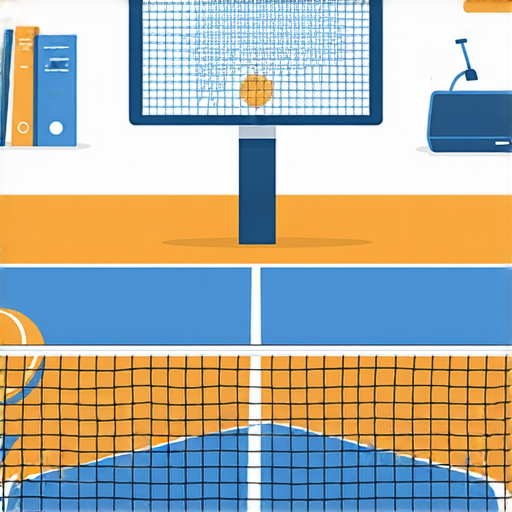 掌握網球術語與網路安全主題的圖片，展示外籍老師進行一對一英文指導，強調提升學生的語言能力和安全意識，適合網球愛好者與追求網路安全的人士，立即預約體驗。