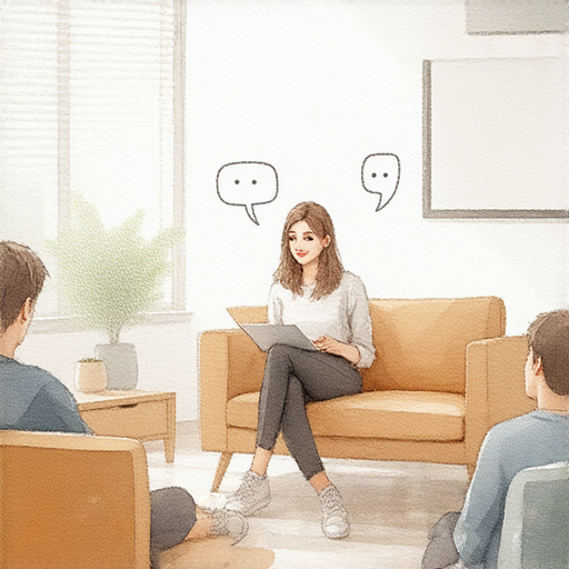 精緻英文學習課程，外籍老師一對一教學，學員表現放鬆自然，互動情境生動，促進語言能力提升，創造友好的學習環境，讓英語溝通不再緊張。