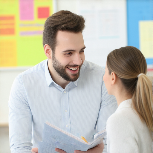 外籍英文老師一對一教學，學生在課堂上專注學習，提升英文能力，互動交流激發學習興趣，生動的教學環境，展示外籍教師的專業與親和力。