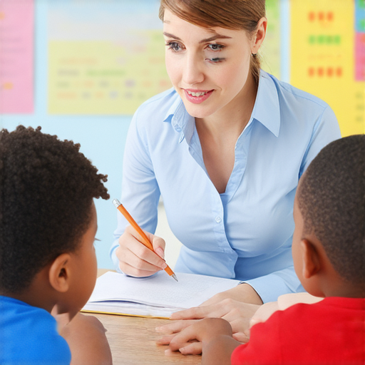 外籍老師一對一教學生練習英語名詞、寫作、翻譯及聽力的圖片，展現學生專注學習及互動過程，促進流利說英語的學習效果。