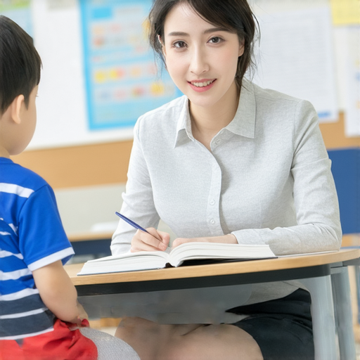 輕鬆學英文的外籍老師與台灣學生一對一互動的教學場景，展現學習英語的可行性與可靠性，環境友善而專業，適合各年齡層的學習者。