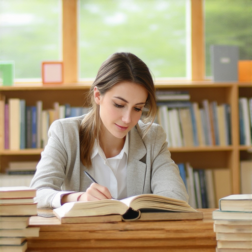 外籍老師一對一指導英文文學，提升文法與文書技巧，學生專注學習，探索文學魅力的場景，亮麗的教學環境促進學習效果。