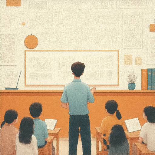 專業外籍教師指導英語學習的學生，背景展示新加坡迷人景點，課程內容涵蓋多方面的英語技巧，吸引學員提升語言能力，探索生動的學習環境。