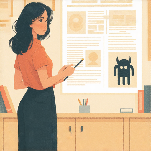 一位外籍老師與學生進行一對一的英語學習，背景展示關於性騷擾的資訊與防範措施，強調揭開怪獸的神秘面紗，探索安全學習環境。