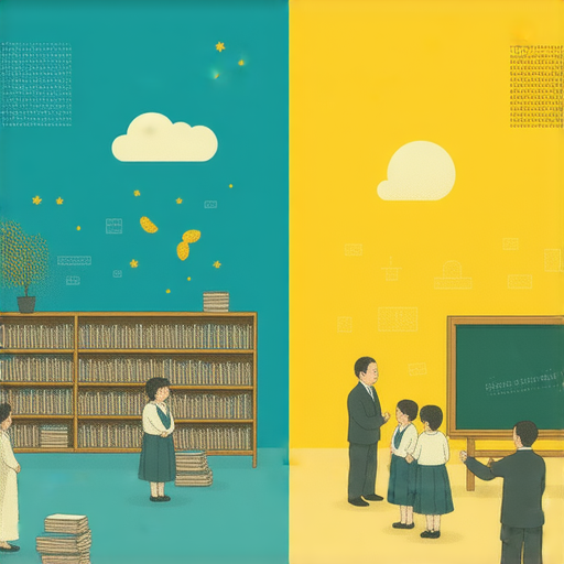 孫正義與孫中山的故事，探討兩人之間的關聯與影響，背景是學習英文的場景，強調個人學習的重要性，讓您在競爭中脫穎而出。