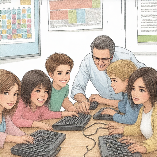 學習英文的秘訣，包含打字練習、幽默元素和與外籍老師的一對一教學，展現提升語言能力的有效方式，促進學習者的自信和興趣。