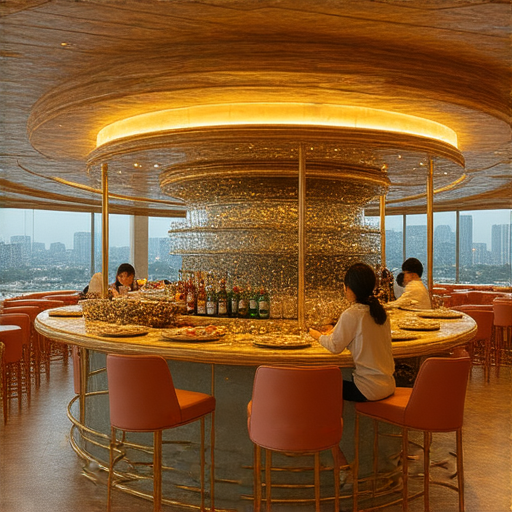 探索旋轉餐廳的獨特魅力，與外籍老師一對一輕鬆提升英文能力，享受美食與英語學習的完美結合，立即體驗難忘的學習之旅！