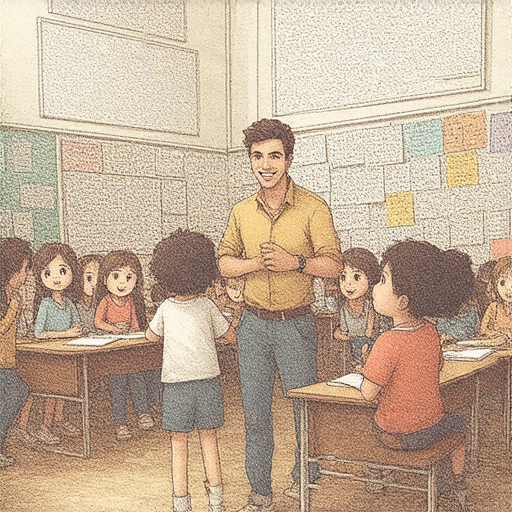 外籍老師與學生互動，深入英文學習的環境，展現瘋狂與痴迷的學習氛圍，強調探索英文世界的樂趣與魅力