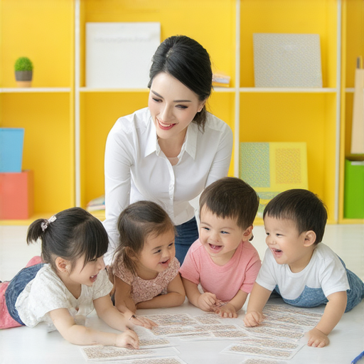 讓孩子在元朗英語環境中學習的外籍老師一對一課程，學生們快樂互動，專注於英語發音和交流，創造積極學習氛圍，促進語言能力的提升。