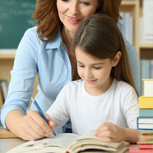 外籍老師一對一教學場景，學生積極學習英文，愉快氛圍中提高語言能力，解決學習困難，讓英文學習更有效。