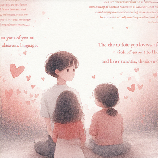 探索愛的詩句與金句的圖片，外籍英文老師引導學生進入浪漫語言世界，展示優美的文字與情感，讓學習英文與表達愛意兼具趣味與美感。