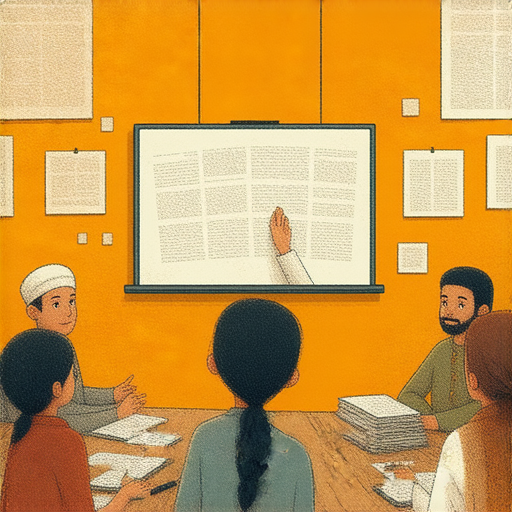 探索官僚主義與宗教信仰的活動現場，外籍老師引領學生深入對話與思考，促進文化交流與理解，展示多元觀點與知識分享。