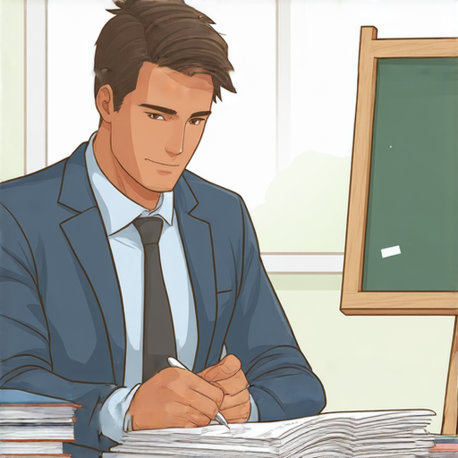 一位外籍老師與學生一對一進行英文學習，專注地交流，背景為教室場景，強調掌握英文精髓，助力個人成就。