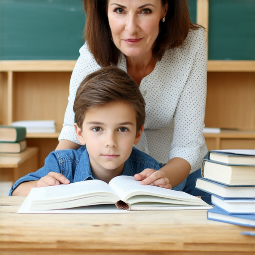 外籍教師一對一教學場景，學生專注學習英語，桌上有學習資料，展現學習過程的精彩和互動，立即探索提升英語能力的機會。