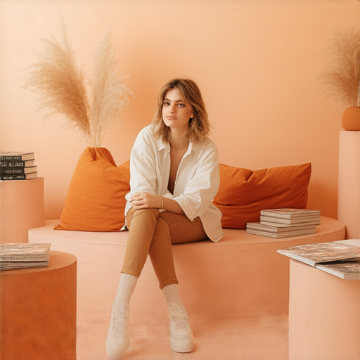 探索時尚新潮流的場景，外籍老師與學生一對一學習英文，創造輕鬆愉快的學習氛圍，讓你的時光與英語飛逝，彰顯時尚與知識的結合。