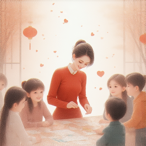 探索七夕浪漫與意義的圖片，展現一對一外籍老師教授流利英文的場景，引導學生體驗語言學習的樂趣與情感，傳遞愛與交流的美好時刻。