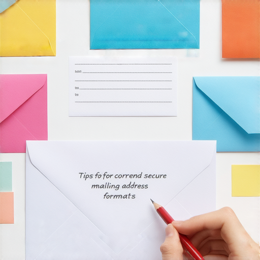 寄信地址與格式秘訣的圖片，介紹安全與正確寄信方式，並探索外籍英文老師一對一教學服務，協助提升信件書寫技巧。