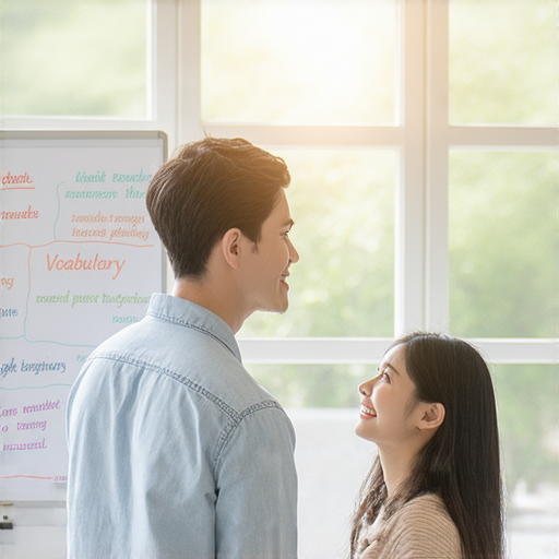 學會監督與監管英文，提高英語溝通能力的學生，與外籍老師進行一對一學習場景，強調個性化教學和快速提升語言能力的效果。