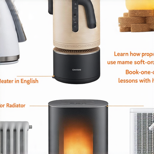 暖水壺、暖爐及暖氣的英文名稱介紹圖片，點擊了解如何正確使用這些設備的英文表達，還可預約外籍老師進行一對一教學。