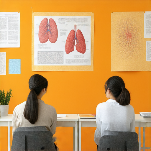 探索淋巴與淋病的奧秘的圖片，突出外籍英文老師一對一教學，促進健康知識與語言學習，吸引有興趣的學生預約進行深入了解的機會。