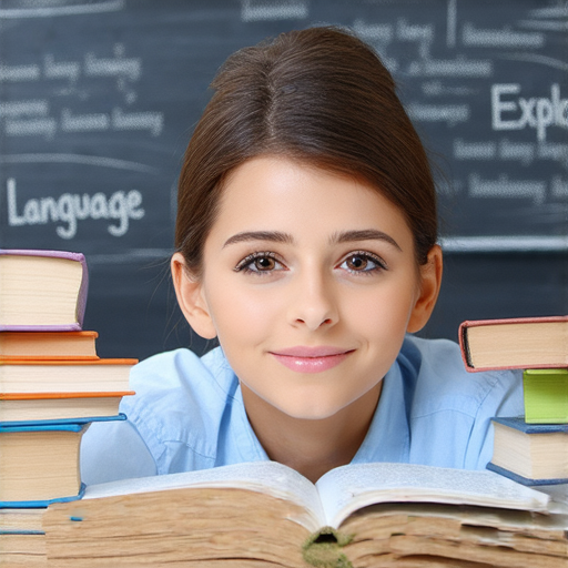 學會這10句英文，輕鬆與外籍老師一對一交流，圖中顯示學生學習英文的樣子，以及書本和筆記，探索語言學習的樂趣。