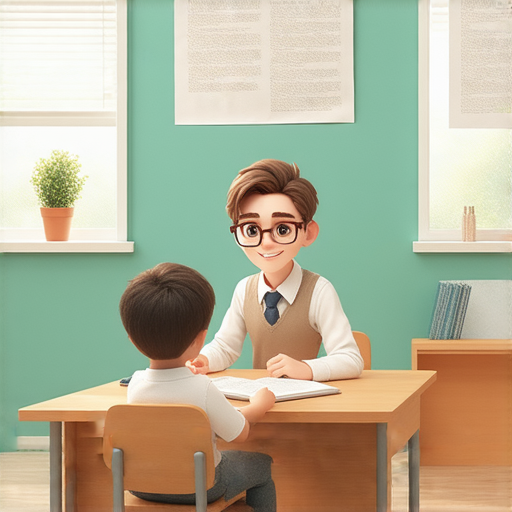 探索肋骨與肌肉的奧秘，外籍英文老師一對一教學，提升英文水平。學生參加課程，專注學習英文，與老師互動良好，展示積極學習氛圍。