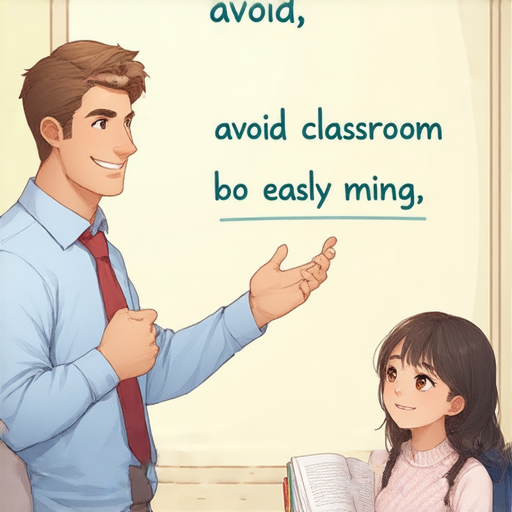 一對一外籍英文教學圖片，展示學生與外籍教師互動學習，重點在「避」字系列的解釋與應用，適合想輕鬆掌握英文語言技巧的學習者，現在即可報名探索。