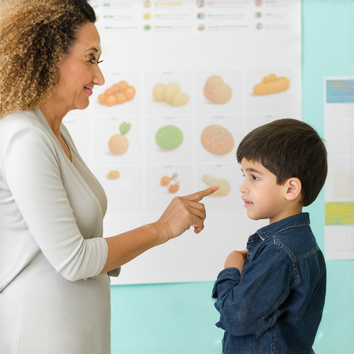 探索鷹嘴豆和鸚鵡的秘密，與外籍老師一對一學習英文的畫面，展示學生與教師互動，學習食物與動物的知識，提升語言能力的場景。