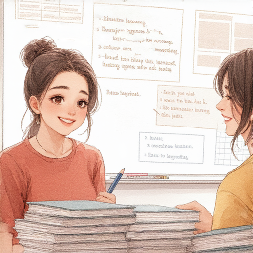 探索臉紅到臘腸的英語秘訣，讓你輕鬆與外籍老師一對一學習的圖片，展示學習場景及互動。點擊了解更多精彩內容和學習方法。