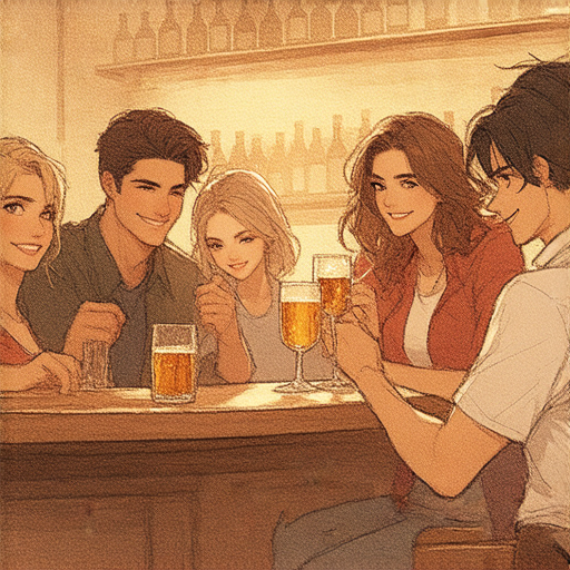 探索英文世界的圖片，展示配角、配音和酒文化，吸引學員一對一與外籍老師學習，提升語言能力，享受輕鬆愉快的學習環境。