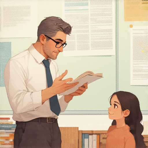 外籍老師指導學生勇敢面對被解僱挑戰的過程，探索一對一英語課程，學習如何提升自信與技能，成功克服職場困難。