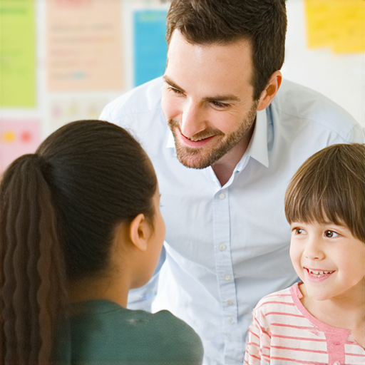 一位外籍英文老師與學生進行一對一教學，學生表情專注，周圍環境充滿激勵與學習氛圍，展示了自我成長和潛能開發的重要性。