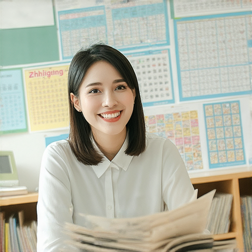 芷晴與外籍老師在教室內進行一對一英語教學，互動熱烈，表情愉快，展現學習的魅力和樂趣，探索英語學習新體驗。