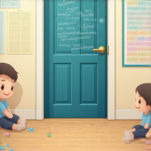 打開英文的門，學生和外籍老師一對一學習的場景，強調關鍵單字教學及互動式學習，營造積極的學習氛圍，鼓勵學生提升英語能力。