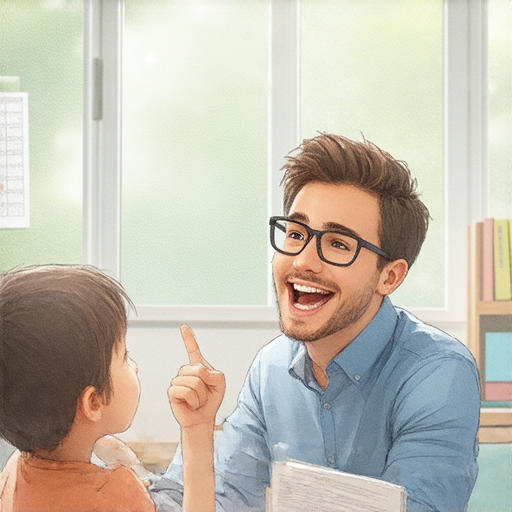 專業外籍老師一對一教學場景，學生與老師互動熱烈，學習英文變得有趣有效，開啟你的英文之旅，提升語言能力，享受學習過程。