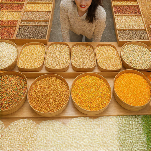 從豆瓣醬到豆花的多種豆製品展示，外籍老師正在指導如何用英文流利表達，桌上擺滿各種豆製品圖片，展示文化交流的趣味與美味。