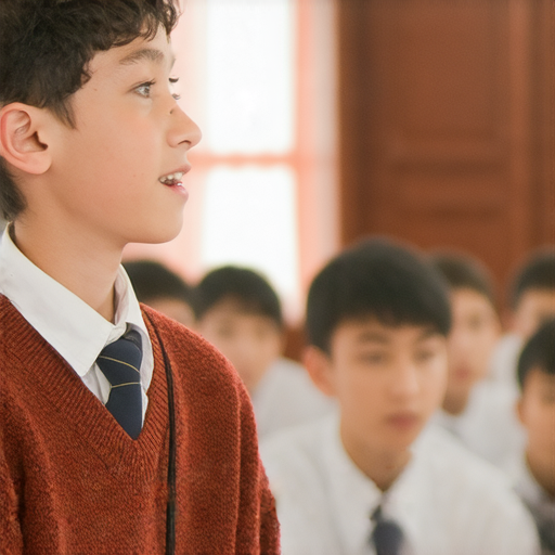 挑戰自我的學生在2019英文朗誦賽中專注學習，外籍老師一對一指導，提升朗讀技巧，成為朗讀高手，展現自信與表達能力，參賽者們充滿期待。