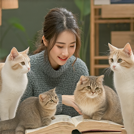 探索貓的奇妙世界，展現貓咪特性與行為，外籍老師與學生一對一學習英語，主題包括報恩和絕育，捕捉貓咪的可愛瞬間。
