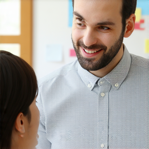 提升英文發音與溝通技巧的外籍老師一對一教學場景，學生專注聆聽，老師示範發音，營造有效學習環境，立即預約開始提升英文能力。