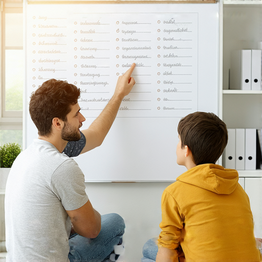 一位外籍老師正與學生進行一對一英語教學，學生專注地學習英文短語，環境輕鬆愉快，讓英語學習更上一層樓，立即預約課程，掌握英文短語的秘密。