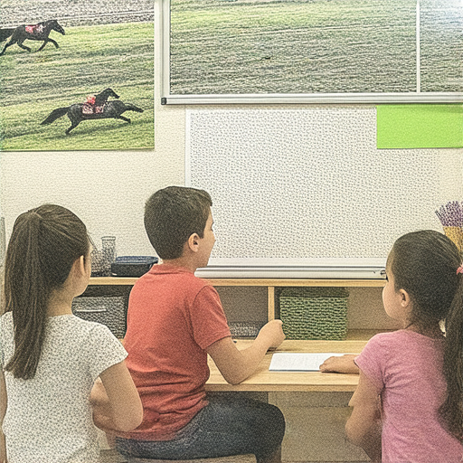 外籍老師教學場景，學生與外籍老師互動學習賽車、賽馬及贊助英語，課堂氣氛活潑，表現出一對一課程的優勢，讓學習者即刻展開英文學習之旅。