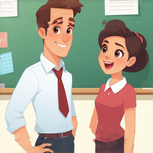 一位外籍老師與學生進行一對一英語面試技巧指導，學生展現自信，背景為教室環境，強調掌握面試技巧，自信應對職場挑戰。