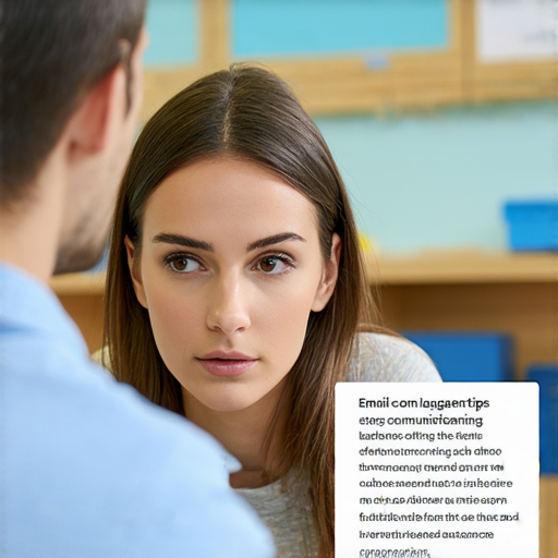 外籍老師一對一教學場景，學員專心學習英文郵件秘訣，提升溝通技巧，老師提供指導與實用建議，運用互動方式增強語言能力。