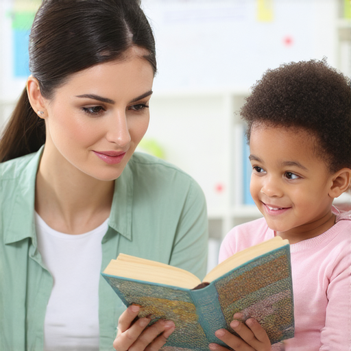 提升英文閱讀理解力的外籍老師一對一教學場景，學生專注下注視教材，雙方互動良好，教學環境明亮舒適，讓學習更有效率，開啟流利英文之路。