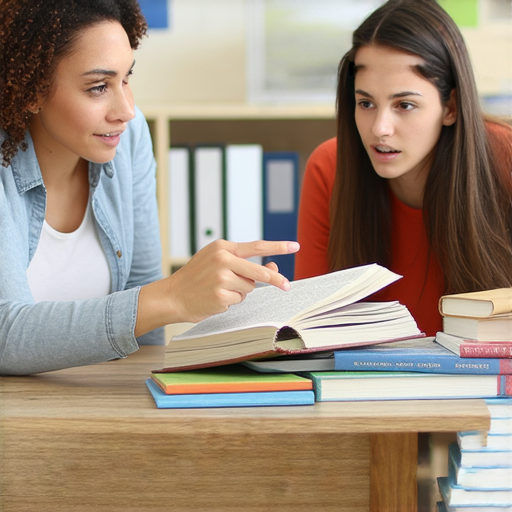 外籍老師一對一教學場景，學員專注學習英文，桌面上有書本和筆記，強調探索最佳英文學習資源，解鎖語言潛力的主題。