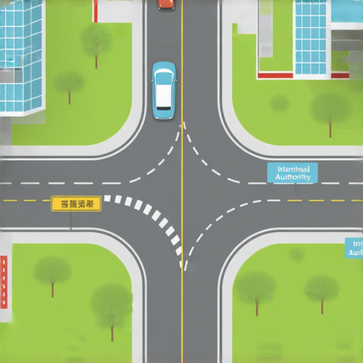 掌握英文生活小常識的圖片，展示路口標誌、路政署建築，以及路由器，強調與外籍老師一對一學習的主題，幫助學習者了解生活中的實用英語知識。