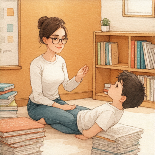 從身體部位到躺下的英語學習課程場景，外籍老師與學生進行一對一教學，強調互動式學習，提升英語溝通能力，滿足學習者需求。