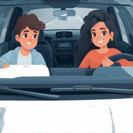 一位外籍老師與學生進行一對一的英文學習，背景是一輛車，強調用車時的流利英文交流，揭開用車英文的神秘面紗，提升駕駛者的英語能力。