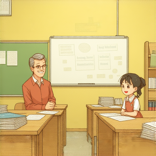 外籍英文老師一對一教學課堂場景，學生與老師互動學習，在愉快氛圍中探索風調雨順的語言奧秘，增進英語能力和自信心。