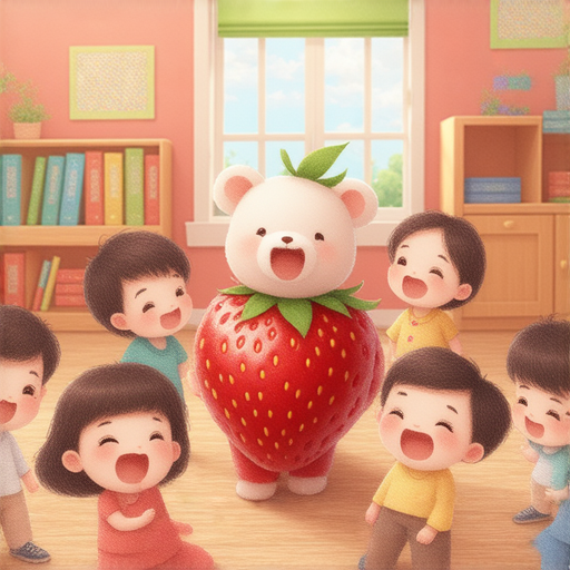 探索草莓熊的英文世界，外籍老師指導學習有趣的英文詞彙，小朋友們愉快地互動，享受學習的過程，增強語言能力，開啟全新視野。